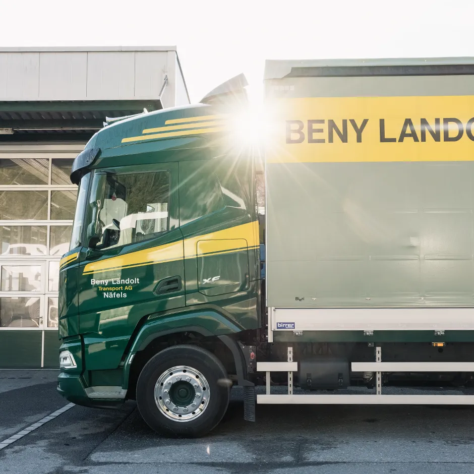 Landolt LKW in der Morgensonne